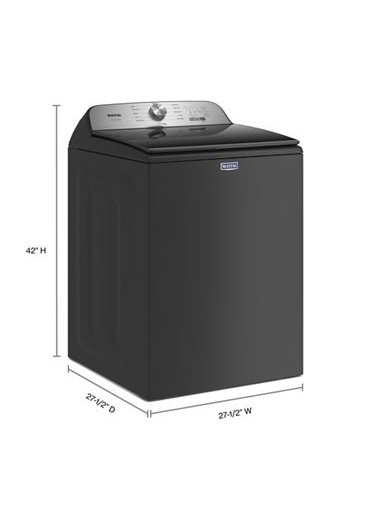 Maytag MVW6500MBK- 4.7 cu. ft. Pet Pro Top Load Washer in Volcano Black 2