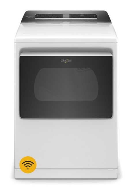 Whirlpool WED8127LW- 7.4 cu. ft. White Electric Dryer with Steam and Advanced Moisture Sensing Technology, ENERGY STAR 8