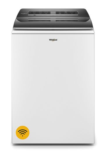 Whirlpool WTW8127LW - 5.2 - 5.3 cu. ft. Smart Top Load Washing Machine in White with 2 in 1 Removable Agitator, ENERGY STAR 8