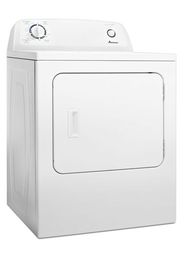 Amana NED4655EW Amana - 6.5 Cu. Ft. Electric Dryer with Automatic Dryness Control - White 1