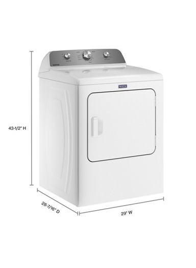 Maytag MED4500MW- 7.0 cu. ft. Vented Electric Dryer in White 2