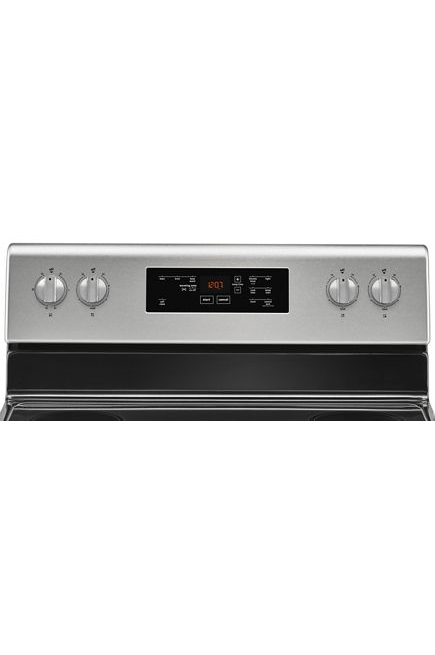 Maytag MER6600FZ- 5.3 cu. ft. Electric Range with Shatter-Resistant Cooktop in Fingerprint Resistant Stainless Steel 1