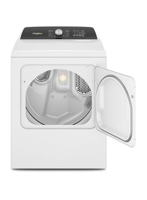 Whirlpool WED5050LW- 7 cu. ft. White Electric Top Load Moisture Sensing Dryer with Steam 5