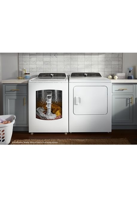 Whirlpool WTW5057LW- 4.7 - 4.8 cu. ft. Top Load Washer with 2 in 1 Removable Agitator in White 6